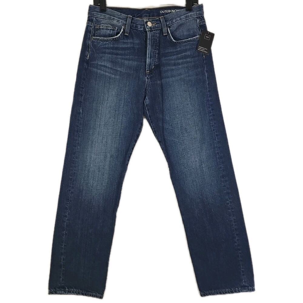 Outerknown S.E.A.~Woman Size 36~ Blue Denim Coast Boyfriend Fit Jeans Organic